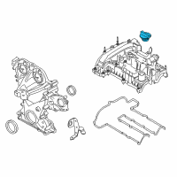 OEM 2018 Ford EcoSport Filler Cap Diagram - F2GZ-6766-H