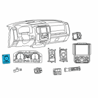 OEM Ram Switch-HEADLAMP Diagram - 68269910AA