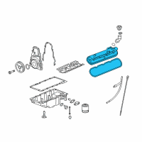 OEM 2009 Buick LaCrosse Valve Cover Diagram - 12622630