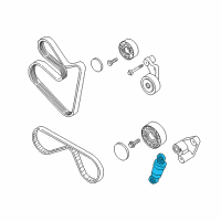 OEM 2002 BMW Z8 Belt Tensioner Diagram - 11-28-1-407-976