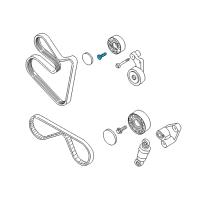 OEM 2000 BMW Z8 Screw Diagram - 11-28-1-407-979