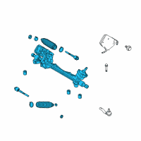 OEM 2011 Lincoln MKZ Gear Assembly Diagram - AE5Z-3504-DE