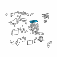 OEM Jeep Commander Seal-Distribution Duct Diagram - 5143113AA