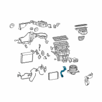 OEM 2008 Jeep Grand Cherokee Tube-Heater Core Diagram - 5143117AA