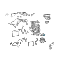 OEM 2008 Jeep Commander Resistor-Blower Motor Diagram - 5183153AA