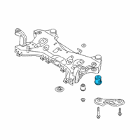 OEM Hyundai Sonata Bushing-Crossmember Mounting Diagram - 62486-C2000