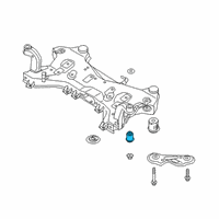 OEM 2018 Kia Optima BUSHING-CROSSMEMBER Diagram - 62485C1000