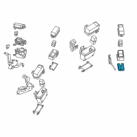 OEM Nissan Cover-Relay Box Diagram - 24382-AM600