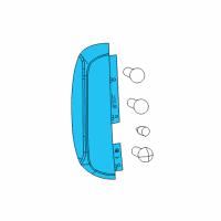 OEM 2017 Ram ProMaster City Lamp-Tail Diagram - 68311694AA