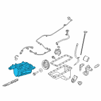 OEM 2008 Lincoln Mark LT Lower Manifold Diagram - 5L1Z-9424-A