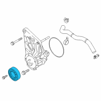 OEM 2018 Nissan Titan XD Pulley Assy-Idler Diagram - 11925-EZ40B