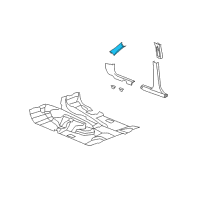 OEM Jeep Panel-A Pillar Diagram - 1BS28DW1AE