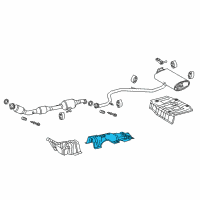 OEM Toyota C-HR Heat Shield Diagram - 58153-10030