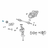 OEM 2013 Ram C/V Bolt-HEXAGON FLANGE Head Diagram - 6104265AA