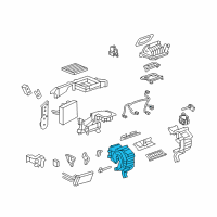 OEM 2017 GMC Terrain Evaporator Case Diagram - 20981092