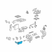 OEM 2010 Chevrolet Equinox Heater Core Diagram - 25952917