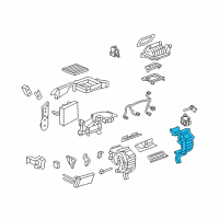 OEM 2016 Chevrolet Equinox Evaporator Case Diagram - 20981094