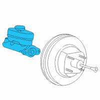 OEM 1999 Ford F-150 Master Cylinder Diagram - F75Z-2140-GD