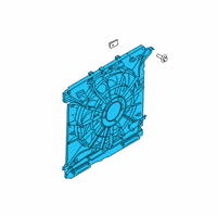 OEM Ford Police Interceptor Utility Fan Module Diagram - L1MZ-8C607-D