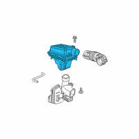 OEM Dodge Charger Air Cleaner Diagram - 4593872AC