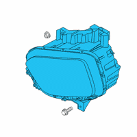 OEM Kia Front Fog Lamp Assembly Diagram - 92202J2000