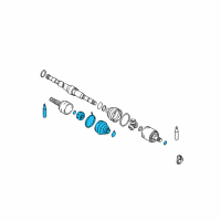 OEM 1995 Nissan 200SX Repair Kit-Dust Boot, Outer Diagram - 39241-0M326