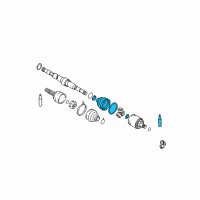 OEM 1998 Nissan 200SX Repair Kit-Dust B00T, Inner Diagram - C9GDA-0M325