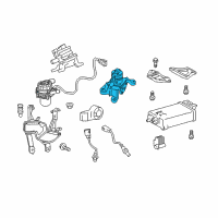 OEM Toyota FJ Cruiser Air Switch Valve Diagram - 25702-31014