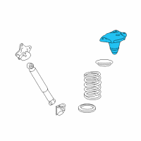OEM 2014 Toyota Highlander Spring Seat Diagram - 48049-0E011