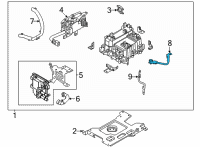 OEM 2021 Hyundai Santa Fe WIRING ASSY-LDC POS Diagram - 91660-CL010