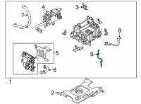 OEM Hyundai Santa Fe WIRING ASSY-LDC NEG Diagram - 91661-CL010