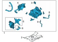 OEM Hyundai Santa Fe HPCU RESERVOIR MODULE Diagram - 36600-3DBH0