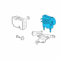 OEM 2014 Chevrolet Captiva Sport ABS Control Unit Diagram - 23158042