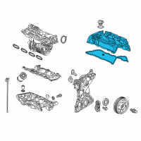 OEM 2016 Honda Civic Cover Assy., Cylinder Head Diagram - 12310-RPY-G01