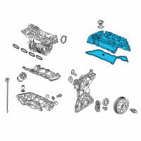 OEM Honda Civic Cover Assy., Cylinder Head Diagram - 12310-RPY-G01