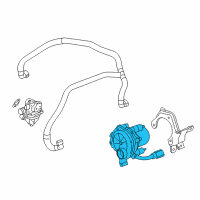 OEM 2014 Cadillac ATS Air Injection Reactor Pump Diagram - 12654558