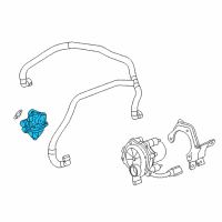 OEM 2014 Cadillac ATS Check Valve Diagram - 12636249