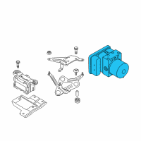 OEM 2008 BMW M3 Exchange Hydraulic Unit Dsc Diagram - 34-50-2-460-440