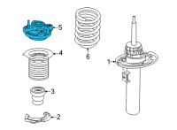 OEM BMW 230i SUPPORT BEARING, FRONT Diagram - 31-30-6-879-227