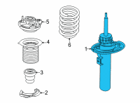 OEM BMW 230i LEFT FRONT SPRING STRUT Diagram - 31-31-6-896-529