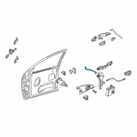 OEM Ford Focus Control Rod Diagram - 1M5Z-5422152-AA