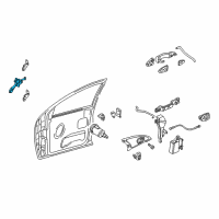 OEM 2001 Ford Focus Door Check Diagram - YS4Z-5422886-CA