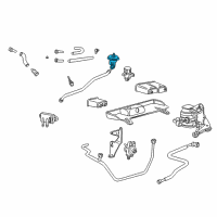 OEM 2002 Ford Focus EGR Valve Diagram - XW4Z-9D475-AB