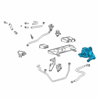 OEM 2000 Lincoln LS Purge Control Valve Diagram - XW4Z-9C915-AB