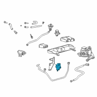 OEM Lincoln LS Control Valve Diagram - 2W4Z-9F491-AA