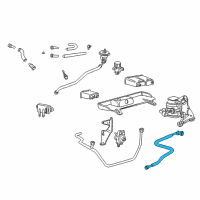 OEM 2002 Lincoln LS Purge Valve Diagram - XW4Z-9D289-AD