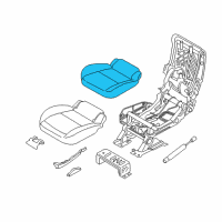 OEM 2017 Ford Transit Connect Seat Cushion Pad Diagram - FT1Z-1763841-A