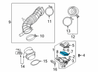 OEM 2022 Hyundai Elantra FILTER-AIR CLEANER Diagram - 28113-AA100-AS