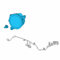 OEM 2021 Jeep Gladiator HEADLAMP Right Diagram - 55112872AG