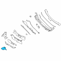 OEM Nissan Rogue INSULATOR-Dash, Lower Front Diagram - 67810-4BC0A